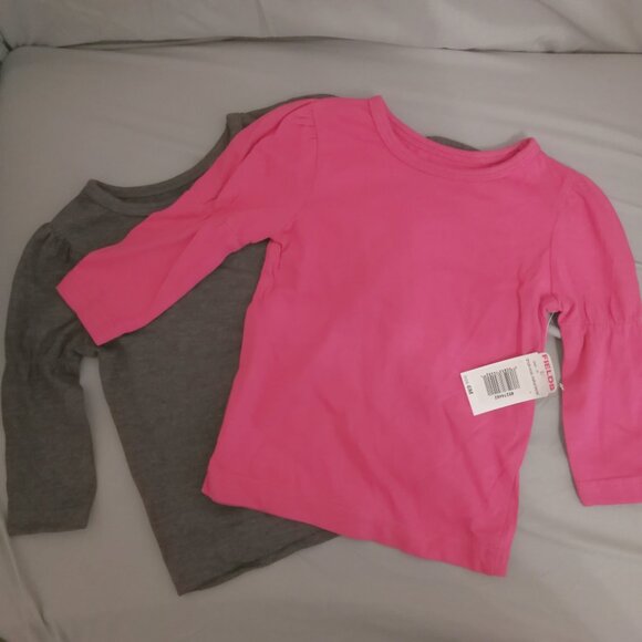 Two Baby Girl Long-Sleeves, NWT - Picture 1 of 9